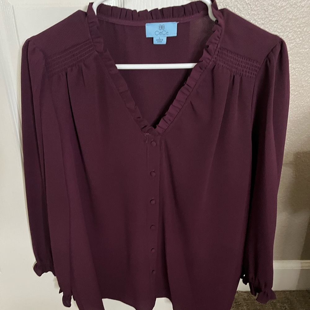 C&C California Deep Purple Women's Blouse